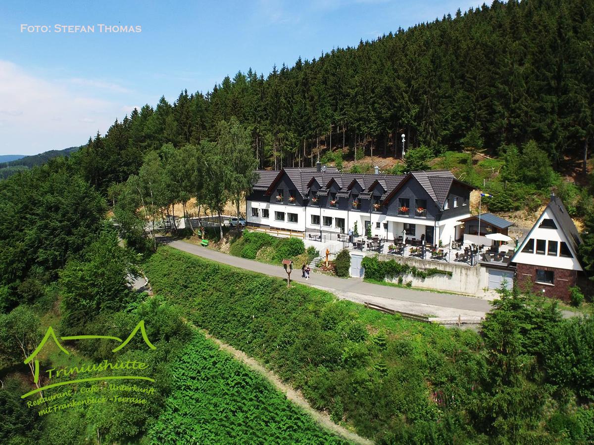 Die Triniushuette "Thueringens Schoenste Aussicht" Rauenstein Ngoại thất bức ảnh