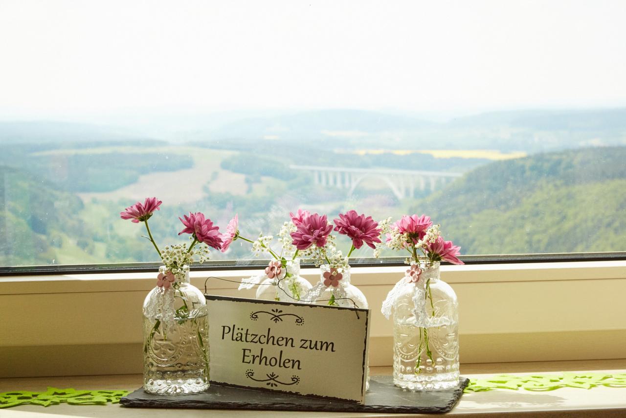 Die Triniushuette "Thueringens Schoenste Aussicht" Rauenstein Ngoại thất bức ảnh